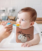 The Peanutshell Terry Feeding Baby Girl Bibs, 10 Pack, Hello Sunshine