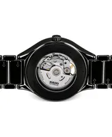 Rado Unisex Swiss Automatic True Secret Diamond (1/8 ct. t.w.) Ceramic Bracelet Watch 40mm