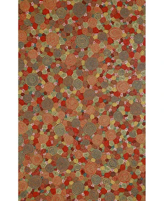 Liora Manne' Visions Iii Giant Swirls 5' x 8' Outdoor Area Rug