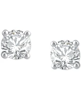 Diamond Stud Earrings (1/2 ct. t.w.) in 14k White or Yellow Gold