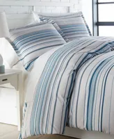 Southshore Stripe 3 Piece Comforter Sham Set