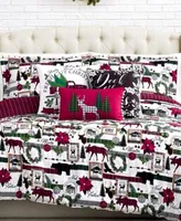 Merry Town Christmas Reversable 6 Piece Comforter Set