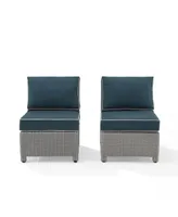 Bradenton 2 Piece Outdoor Wicker Chair Set