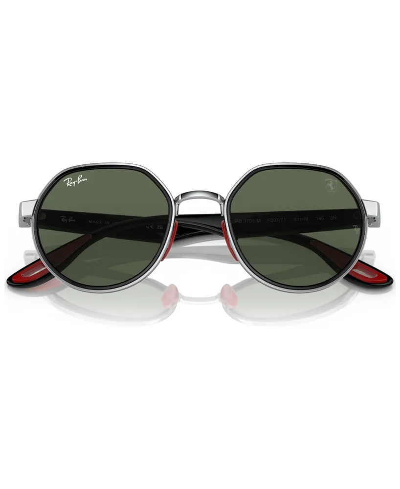 Ray-Ban RB3703M Scuderia Ferrari Collection 51 Unisex Sunglasses - Silver