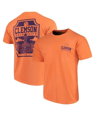 Men's Orange Clemson Tigers Comfort Colors Campus Icon T-shirt