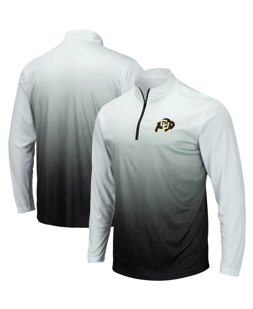 Men's Colosseum Gray Colorado Buffaloes Magic Team Logo Quarter-Zip Jacket