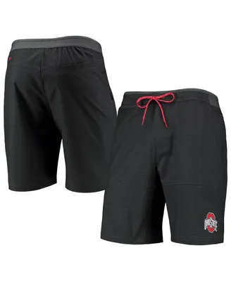 Men's Columbia Charcoal Ohio State Buckeyes Twisted Creek Omni-Shield Shorts
