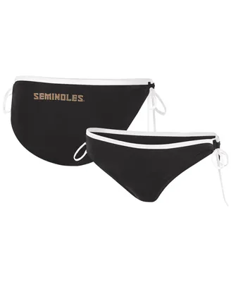 Women's G-iii 4Her by Carl Banks Black Florida State Seminoles Perfect Match Bikini Bottom