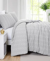 Southshore Fine Linens Dhara Piece Textured Duvet Cover Set