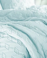 Southshore Fine Linens Gemma Piece Textured Duvet Cover Set