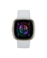 Fitbit Sense 2 Blue Mist Soft Gold-Tone Smartwatch, 39mm