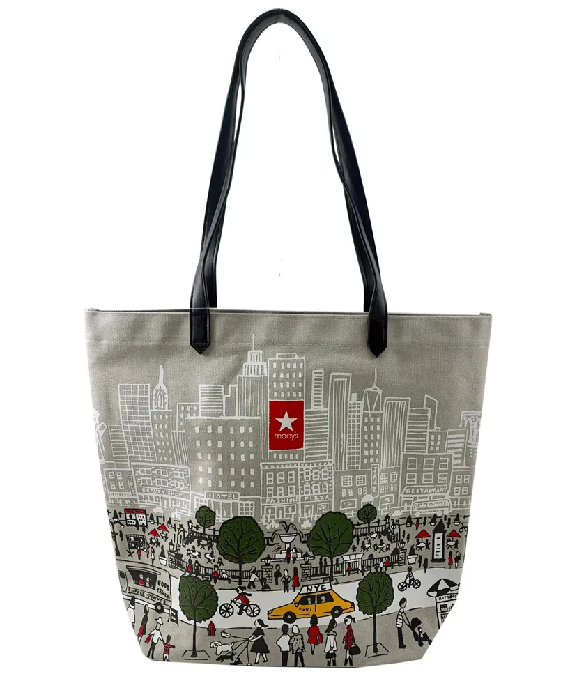 New York City Canvas Tote Bag, Created for Macy's