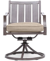 Closeout! Set of Wayland Outdoor Swivel Chairs