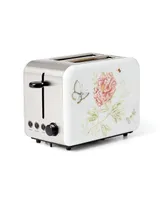 Lenox Butterfly Meadow 2 Piece Enamelware/Stainless Steel Toaster