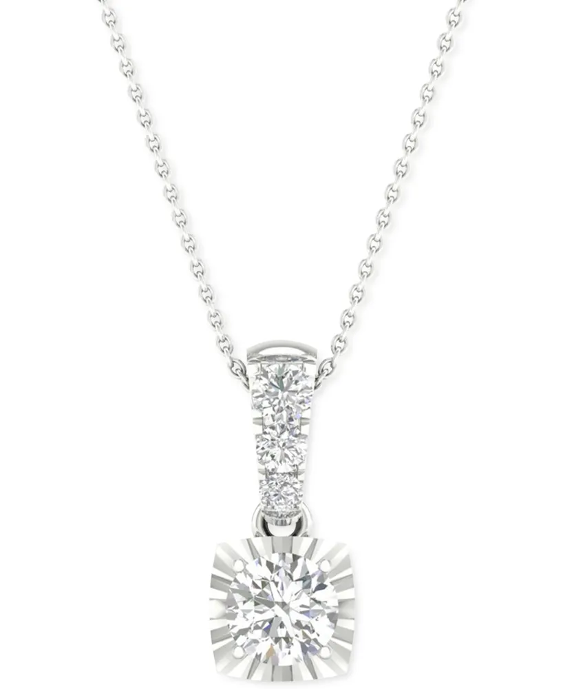 Diamond Pendant 18" Necklace (1/3 ct. t.w.) in 14K White Gold