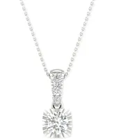 Diamond Pendant 18" Necklace (1/3 ct. t.w.) in 14K White Gold