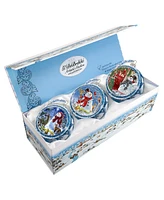 G.DeBrekht Happy Snowman Holiday Ornament, Set of 3