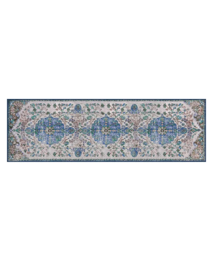 GelPro Nevermove Retro Taryn Kitchen Runner, 24" x 76"