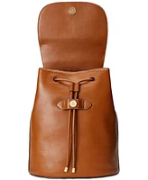 Lauren Ralph Leather Medium Winny Backpack