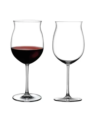 Vintage-Like Bourgogne Glass, Set of 2