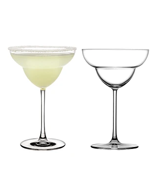 Nude Glass Vintage-Like Margarita Glass, Set of 2