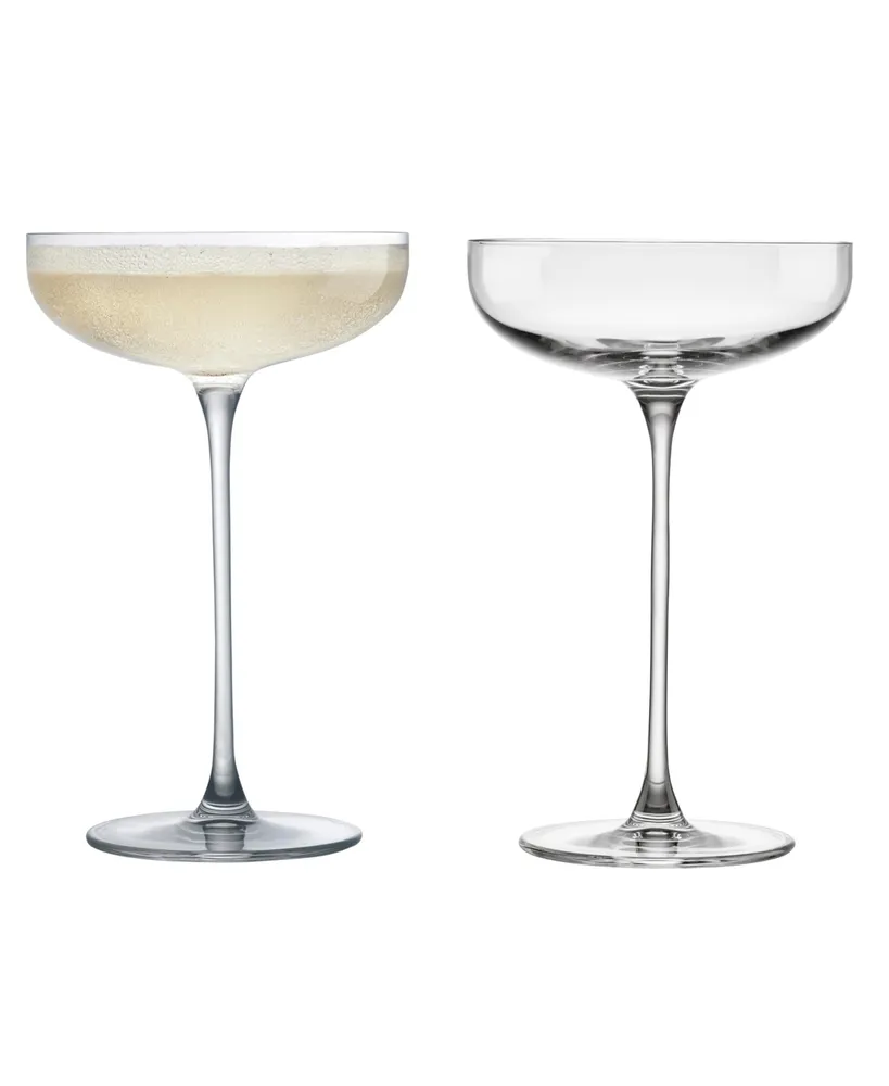 Nude Glass Savage Coupe Glasses, Set of 2