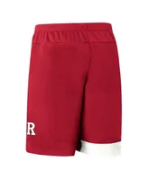 Men's adidas Scarlet Rutgers Knights Aeroready Training Shorts