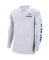 Men's Nike White Florida Gators Heritage Max 90 Long Sleeve T-shirt