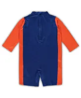 Toddler Girls Royal, Orange Florida Gators Wave Runner Wetsuit