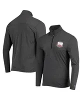 Men's Champion Heathered Black Texas A&M Aggies 12th Man Centennial Field Day Quarter-Zip Jacket