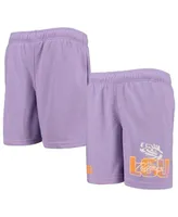 Big Boys Purple Lsu Tigers Super Fresh Neon Daze Shorts