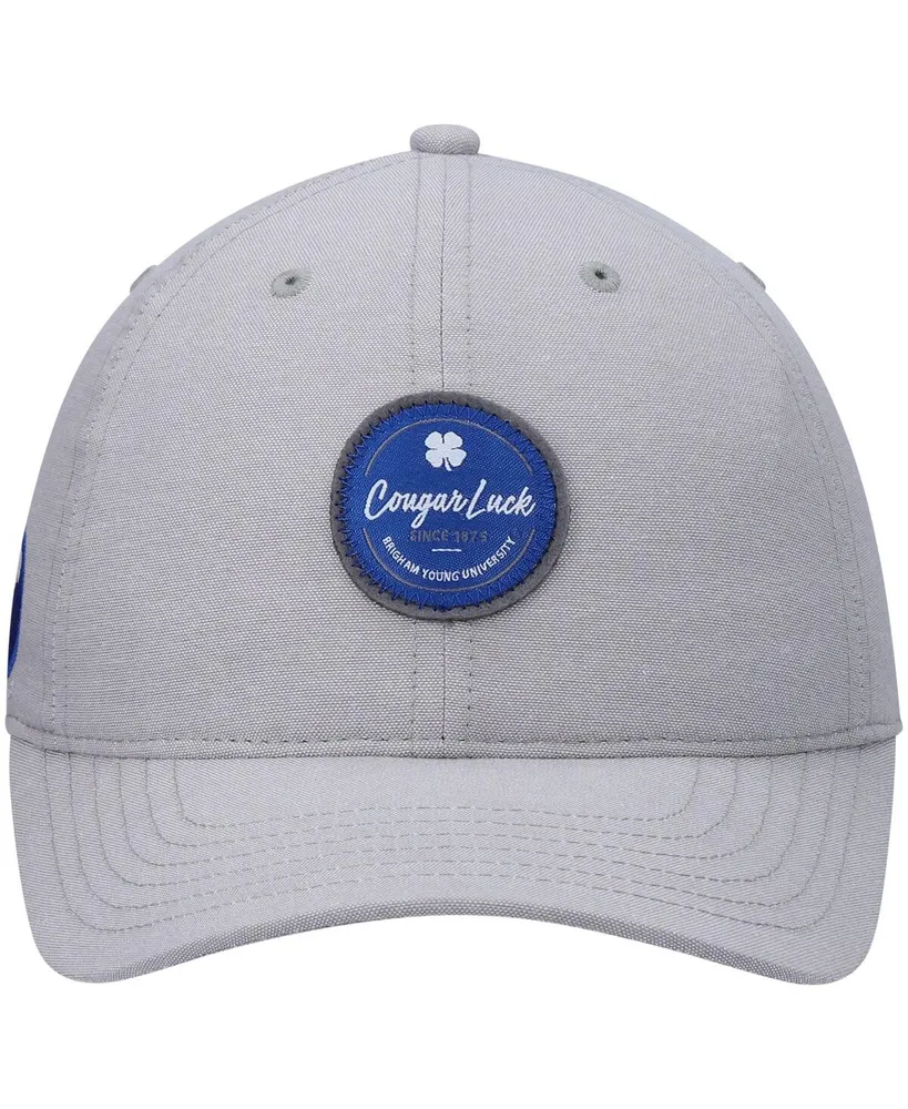 Men's Gray Byu Cougars Oxford Circle Adjustable Hat