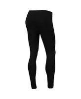 Women's ZooZatz Black Auburn Tigers Fleece-Lined Leggings