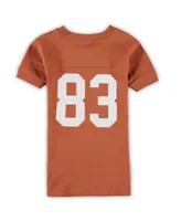 Preschool Boys and Girls Wes & Willy Texas Orange Longhorns Football Pajama Set