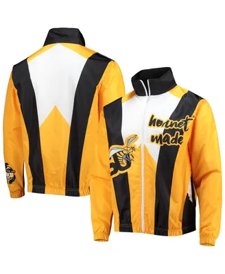 Men's Tones of Melanin Black Alabama State Hornets Anorak Full-Zip Jacket