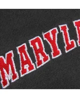 Big Boys Stadium Athletic Charcoal Maryland Terrapins Logo Pullover Hoodie