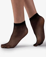 Italian Made Matte Silk Sheer Socks