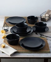 Colorscapes Swirl Coupe 12 Piece Dinnerware Set