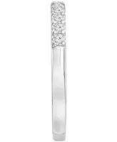 Forever Grown Diamonds Lab-Created Diamond Band (1/4 ct. t.w.) in Sterling Silver