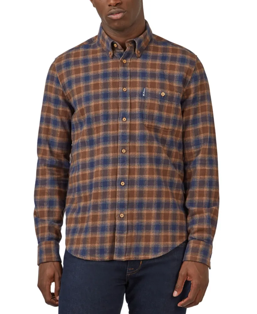 Ben Sherman Men's Brushed Ombre Check Shirt