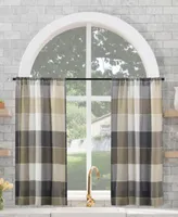 Colorblock Plaid Curtain Collection