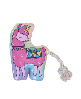 Magical Llama Plush Dog Toy – with Squeaker & Crinkle Paper for Fun Play, Durable for Chewing, Perfect for Playtime and Cuddles