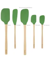 Tovolo 5-Pc. Flex-Core Wood-Handled Kitchen Spatula Set