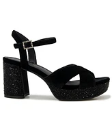 Kenneth Cole Reaction Women's Reeva Velvet Platform Dress Sandals