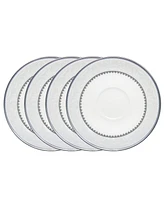 Noritake Brocato Set of 4 Saucers, Service For 4