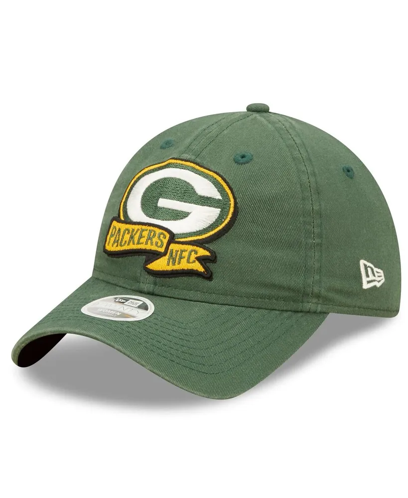 Women's New Era Green Green Bay Packers 2022 Sideline Adjustable 9TWENTY Hat