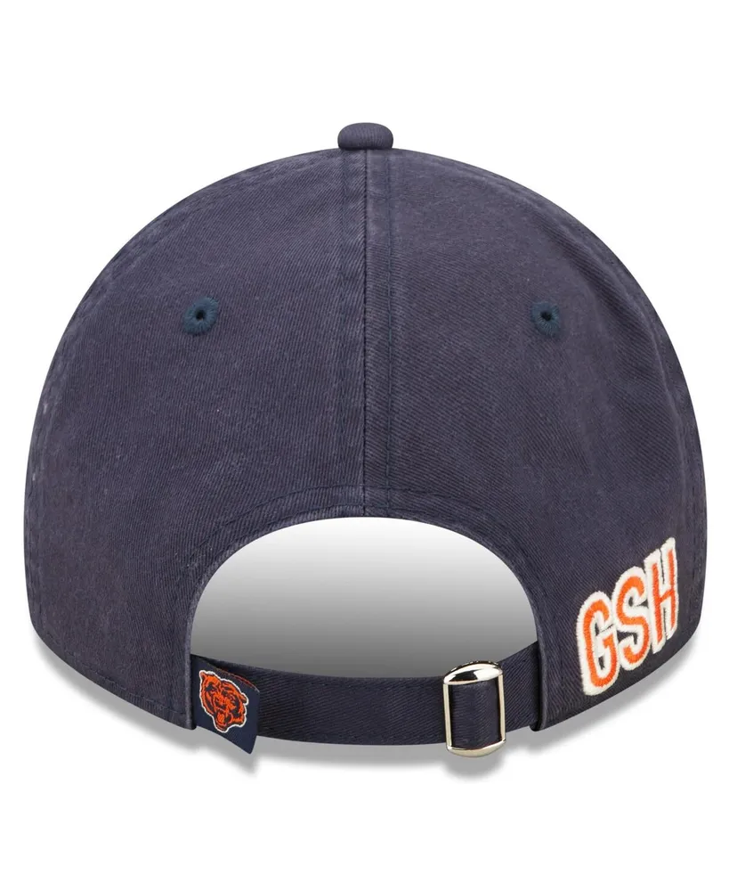 Big Boys New Era Navy Chicago Bears 2022 Sideline Adjustable 9TWENTY Hat