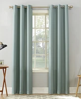 No. 918 Valerie Casual Textured Semi-Sheer Grommet Curtain Panel, 40" x 95"