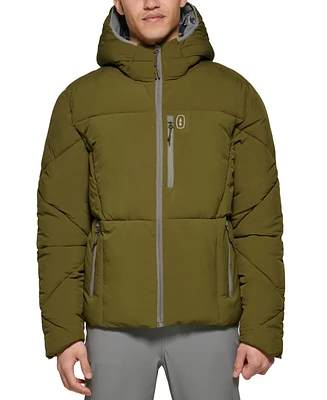 Bass Outdoor Men's Glacier Quilted Full-Zip Hiking Puffer Jacket