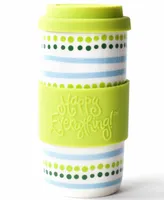 Happy Everything by Laura Johnson Pogo Travel Mug, 16 Oz